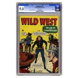 Wild West #1 Carson City pedigree (Marvel, 1948) CGC VF Wild West #1 Carson City pedigree (Marvel, 1