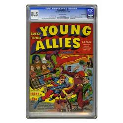 Young Allies Comics #1 Pennsylvania pedigree (Timely, 1 Young Allies Comics #1 Pennsylvania pedigree