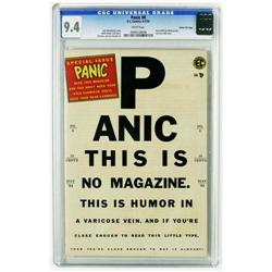 Panic #8 Gaines File pedigree 3/12 (EC, 1955) CGC NM 9. Panic #8 Gaines File pedigree 3/12 (EC, 1955