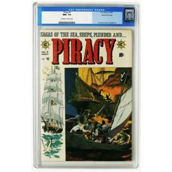 Piracy #3 Gaines File pedigree 9/12 (EC, 1955) CGC NM+ Piracy #3 Gaines File pedigree 9/12 (EC, 1955