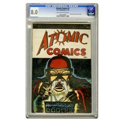 Atomic Comics #1 (Green Publishing Co., 1946) CGC VF 8. Atomic Comics #1 (Green Publishing Co., 1946