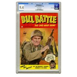 Bill Battle, The One Man Army #1 Crowley Copy pedigree Bill Battle, The One Man Army #1 Crowley Copy