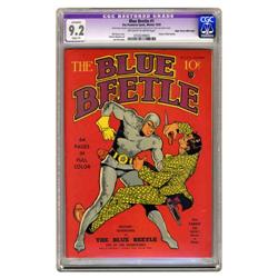 Blue Beetle #1 Mile High pedigree (Fox Features Syndica Blue Beetle #1 Mile High pedigree (Fox Featu