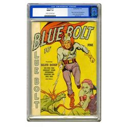 Blue Bolt #1 (Novelty Press, 1940) CGC FN/VF 7.0 Cream Blue Bolt #1 (Novelty Press, 1940) CGC FN/VF 