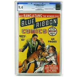 Blue Ribbon Comics #1 Denver pedigree (MLJ, 1939) CGC N Blue Ribbon Comics #1 Denver pedigree (MLJ, 