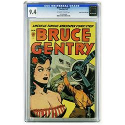 Bruce Gentry #1 Mile High pedigree (Superior, 1948) CGC Bruce Gentry #1 Mile High pedigree (Superior