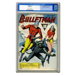 Bulletman #7 Mile High pedigree (Fawcett, 1942) CGC NM Bulletman #7 Mile High pedigree (Fawcett, 194