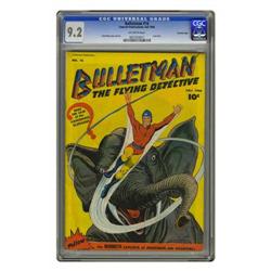Bulletman #16 (Fawcett, 1946) CGC NM- 9.2. Fawcett's Fl Bulletman #16 Crowley Copy pedigree (Fawcett