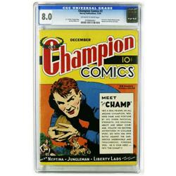 Champion Comics #2 (Harvey, 1939) CGC VF 8.0 Off-white Champion Comics #2 (Harvey, 1939) CGC VF 8.0 