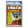 Image 1 : Crack Comics #21 Mile High pedigree (Quality, 1942) CGC Crack Comics #21 Mile High pedigree (Quality