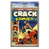 Image 1 : Crack Comics #22 Mile High pedigree (Quality, 1942) CGC Crack Comics #22 Mile High pedigree (Quality