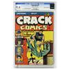 Image 1 : Crack Comics #25 Mile High pedigree (Quality, 1942) CGC Crack Comics #25 Mile High pedigree (Quality
