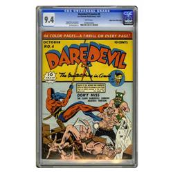 Daredevil Comics #4 Mile High pedigree (Lev Gleason, 19 Daredevil Comics #4 Mile High pedigree (Lev 