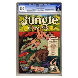 Jungle Comics #1 (Fiction House, 1940) CGC VF 8.0 Off-w Jungle Comics #1 (Fiction House, 1940) CGC V