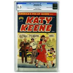 Katy Keene #2 Mile High pedigree (Archie, 1950) CGC FN+ Katy Keene #2 Mile High pedigree (Archie, 19