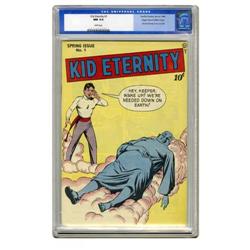 Kid Eternity #1 Mile High pedigree (Quality, 1946) CGC Kid Eternity #1 Mile High pedigree (Quality, 