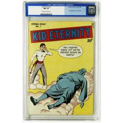 Kid Eternity #1 (Quality, 1946) CGC NM 9.4 Off-white to Kid Eternity #1 (Quality, 1946) CGC NM 9.4 O