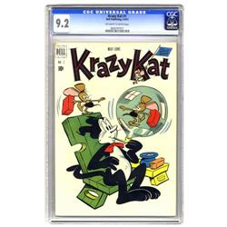 Krazy Kat #1 (Dell, 1951) CGC NM- 9.2 Off-white to whit Krazy Kat #1 (Dell, 1951) CGC NM- 9.2 Off-wh