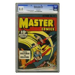 Master Comics #19 Crowley Copy pedigree (Fawcett, 1941) Master Comics #19 Crowley Copy pedigree (Faw