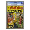 Image 1 : Pep Comics #8 (MLJ, 1940) CGC VF+ 8.5 Off-white to whit Pep Comics #8 (MLJ, 1940) CGC VF+ 8.5 Off-wh