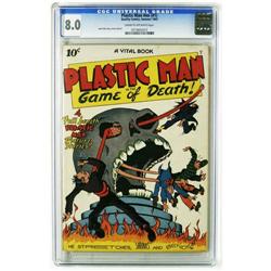 Plastic Man #nn (#1) (Quality, 1943) CGC VF 8.0 Cream t Plastic Man #nn (#1) (Quality, 1943) CGC VF 