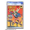 Image 1 : Uncle Sam Quarterly #8 (Quality, 1943) CGC VF+ 8.5 Whit Uncle Sam Quarterly #8 (Quality, 1943) CGC V