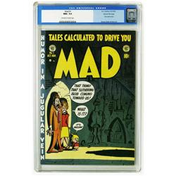 Mad #1 Gaines File pedigree (EC, 1952) CGC NM+ 9.6 Off- Mad #1 Gaines File pedigree 3/12 (EC, 1952) 