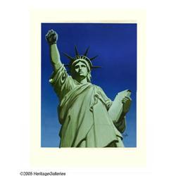 Bob Clarke - Statue of Liberty Splash Page Original Art Bob Clarke - Mad Special #4 Mini-Poster Orig