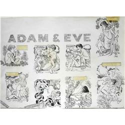 Bob Clarke - Mad Special #8 "Adam and Eve" Page Origina Bob Clarke - Mad Special #8 "Adam and Eve" P