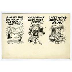 Jack Davis - Greeting Card Illustrations Original Art ( Jack Davis - Funny Valentine Trading Card Il