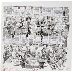 Jack Davis - Mad #196 Complete 3-page Story "A Mad Look Jack Davis - Mad #196 Complete 3-page Story 