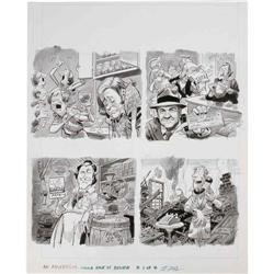 Jack Davis - Mad #242 Complete 4-page Story "An Adverti Jack Davis - Mad #242 Complete 4-page Story 