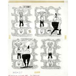 Don Martin - Mad Magazine #217, Complete 1-page Story, Don Martin - Mad #217, Complete 1-page Story,