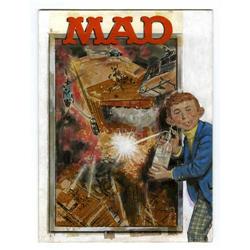 Norman Mingo - Mad #177 Cover Preliminary Sketch Origin Norman Mingo - Mad #177 Cover Preliminary Sk