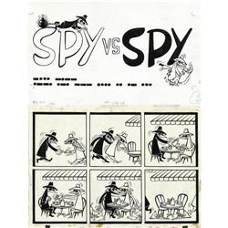 Antonio Prohias - Mad #60 "Spy vs. Spy" Panel Page Orig Antonio Prohias - Mad #60 "Spy vs. Spy" Page