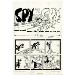 Antonio Prohias - Mad #72, "Spy vs Spy" Page Original A Antonio Prohias - Mad #72, "Spy vs Spy" Page