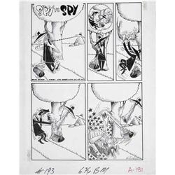 Antonio Prohias - Mad #193 "Spy vs Spy" Page Original A Antonio Prohias - Mad #193 "Spy vs Spy" Page