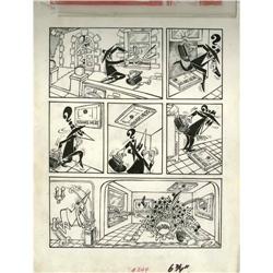 Antonio Prohias - Mad #244 "Spy vs Spy" Page Original A Antonio Prohias - Mad #244 "Spy vs Spy" Page