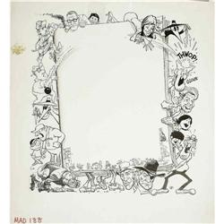 Jack Rickard - Mad #188 Contents Splash Page Original A Jack Rickard - Mad #188 Contents Splash Page