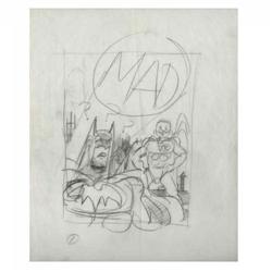 Richard Williams - Mad Cover and Illustration Prelimina Richard A. Williams - Mad Cover and Illustra