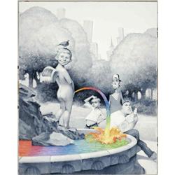 Richard A. Williams - Mad Color Classics #6 Cover Origi Richard A. Williams - Mad Color Classics #6 