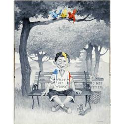 Richard A. Williams - Mad Color Classics #10 Cover Orig Richard A. Williams - Mad Color Classics #10