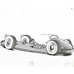 Basil Wolverton - Mad #137 Illustration Original Art (E Basil Wolverton - Mad #137 Illustration Orig