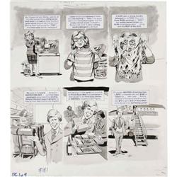 George Woodbridge - Mad Magazine #181, Complete 4-page George Woodbridge - Mad #181, Complete 4-page