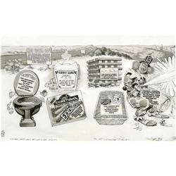 George Woodbridge - Mad "Consumer Safety Labels We'd Lo George Woodbridge - Mad #330 "Consumer Safet