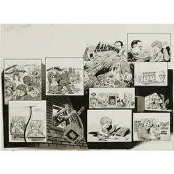 George Woodbridge - Mad #345 Complete 2-page Story "Why George Woodbridge - Mad #345 Complete 2-page