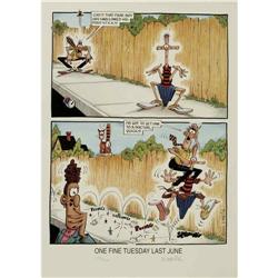 Don Martin - "One Fine Tuesday Last June" Signed Fine A Don Martin - "One Fine Tuesday Last June" Si