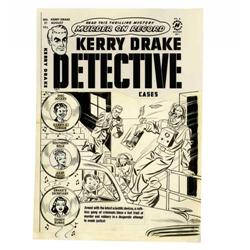 Alfred Andriola - Kerry Drake Detective Cases #21 Cover Alfred Andriola - Kerry Drake Detective Case