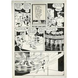 Dick Ayers and Wally Wood - Dynamo #2, page 9 Original Dick Ayers and Wally Wood - Dynamo #2, page 9
