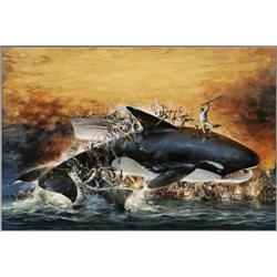 John Berkey - "Orca the Killer Whale" Poster Painting O John Berkey - "Orca the Killer Whale" Poster